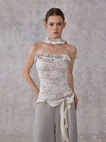 Lace Halter Bandeau Top