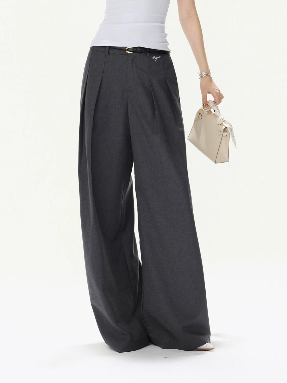 Wide Leg Tailored Pants