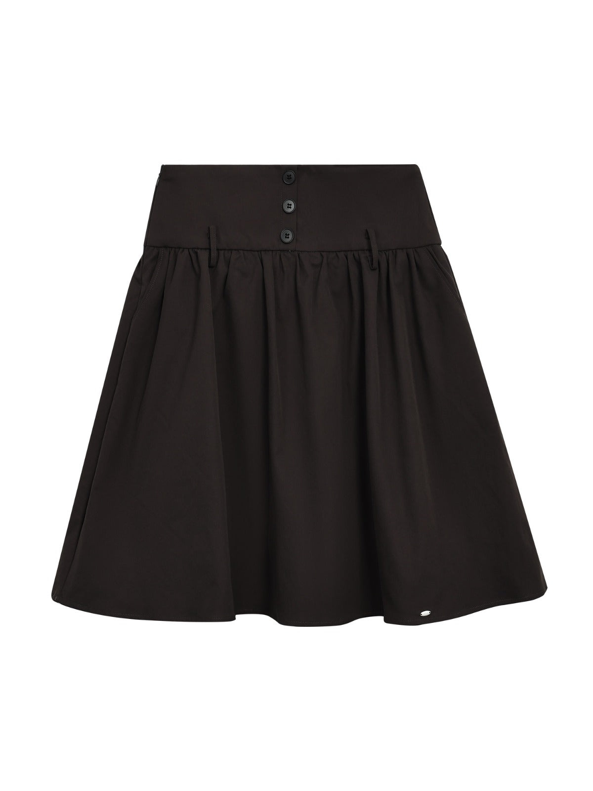 Vintage High Waist A Line Skirt