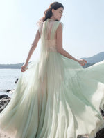 Tidal Lace Halter Dress