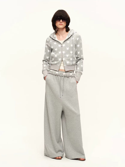 Star Print Hoodie Set