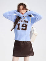Studded Faux Leather A-Line Skirt