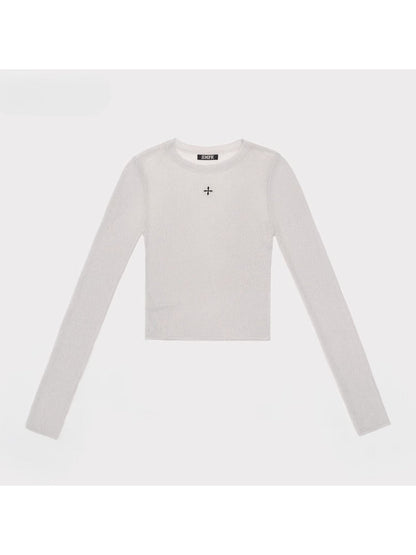 Waist-Cinching Slim Fit Thin Long - Sleeve Tunic