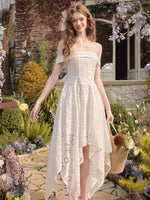 Asymmetric Hem Cotton Dress
