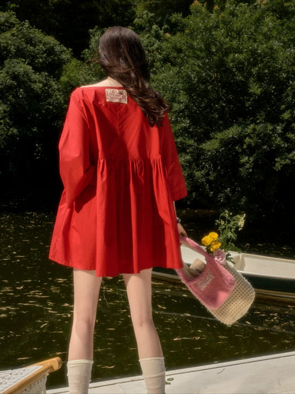 Cherry Babydoll Dress