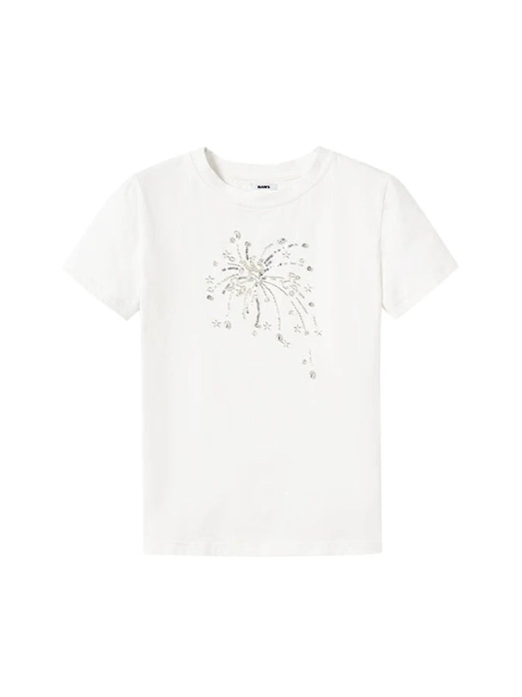 Firework Beaded Tee