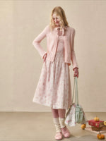 Ribbon Knit Cardigan