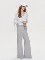 Cotton Straight Pants