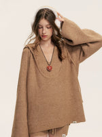 Halter Hooded & Three Piece Knit Set