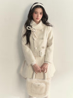 Double-Breasted Belted Coat