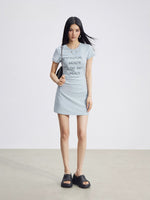 Star Chain Lyocell Dress
