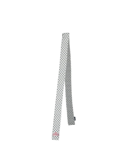 Polka Dot Stripe Double-sided Scarf