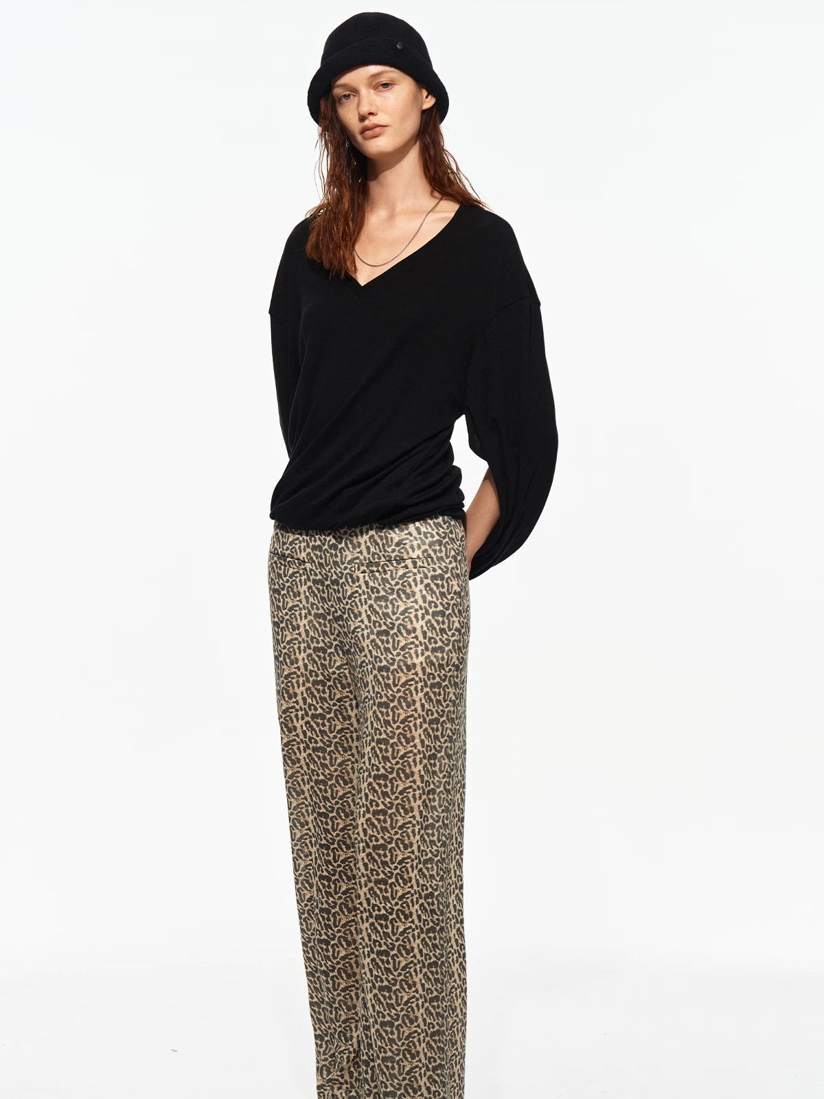 Convertible V-Neck Top