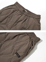 Raw-Hem Patchwork Wide-Leg Pants