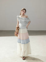 Lace One Shoulder Top