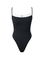 Black Faux Two-Piece Bodycon Tank