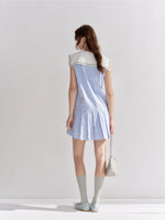 Sailor Collar Pleated Dress