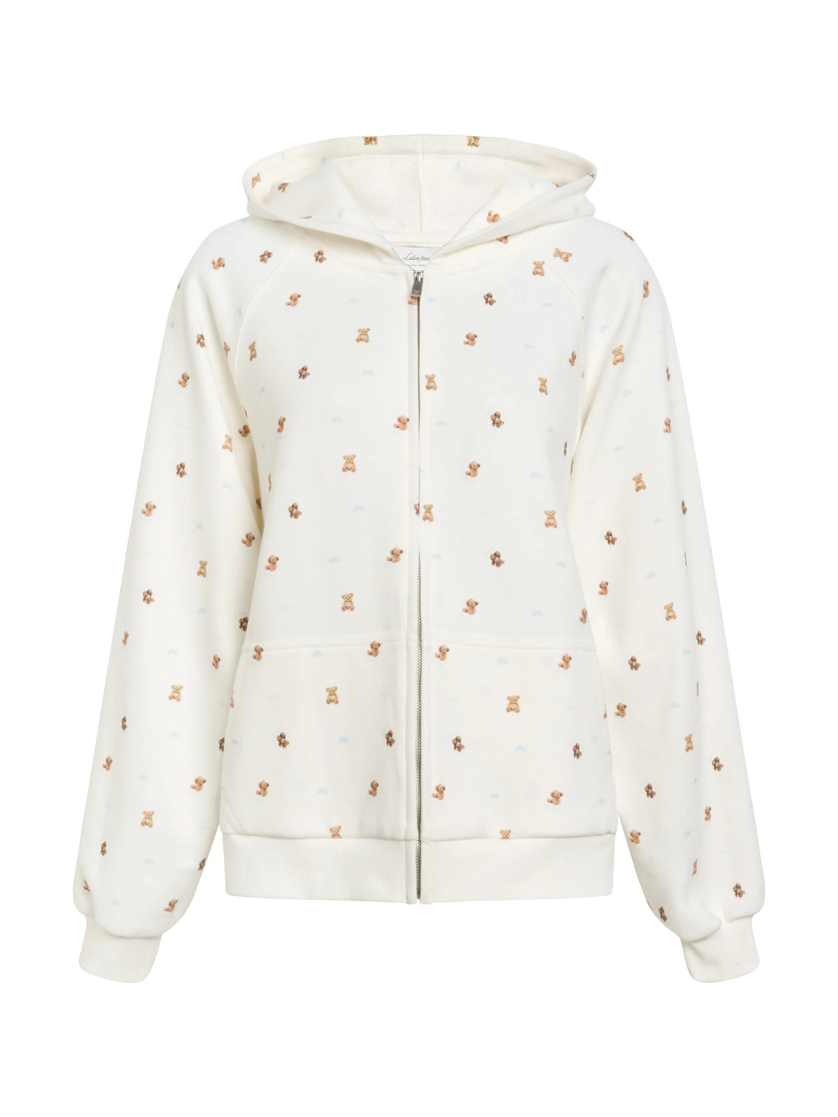 Bear Print Hoodie
