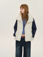 Stand Collar Quilted Down Vest