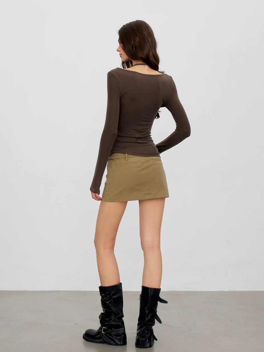 Ruched Halter Top