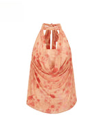 Floral Halter Top & Skirt Set