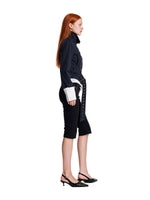 Faux Layered Cropped Trench Jacket