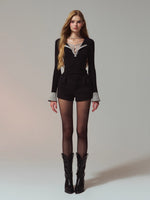 20D Sheer High-Stretch Slimming Logo-Print Pantyhose