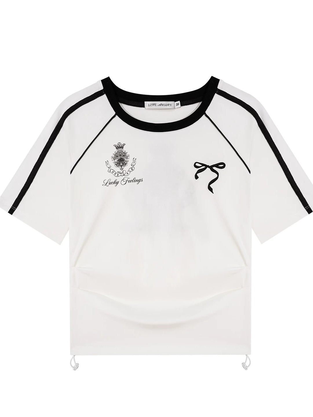 Contrast Drawstring Tee