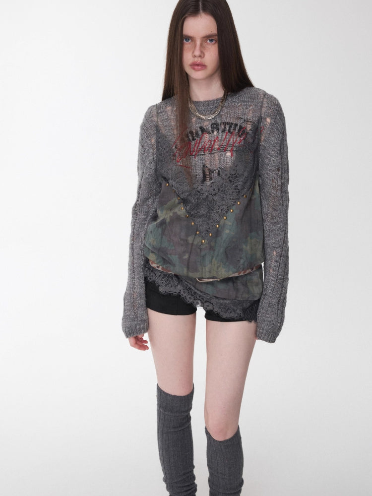 Suede Studded Cargo Shorts