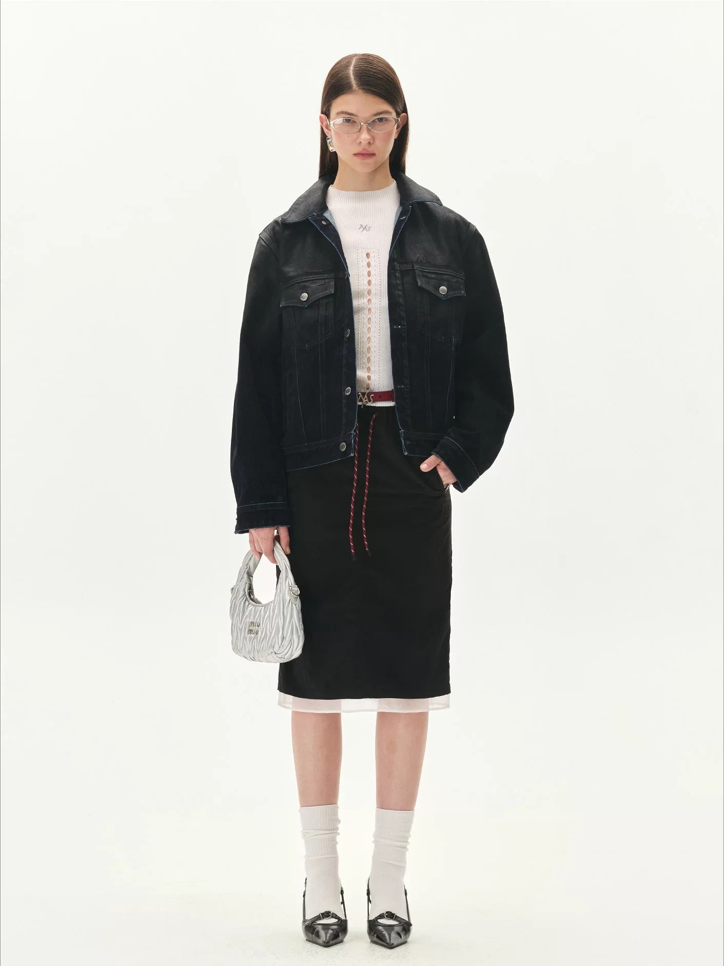 Roscoe Flocked Denim Jacket