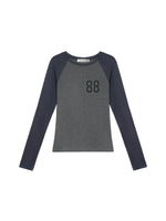 Rhinestone Raglan Top