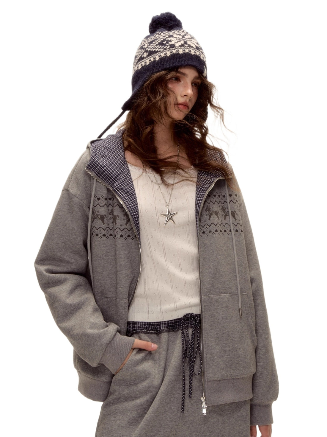 Fair Isle Hoodie Set