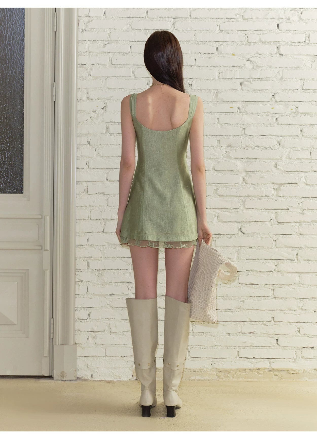 Sequin Acetate Slip Dress