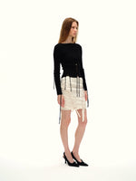 Black Coffee Reversible Tie Sweater