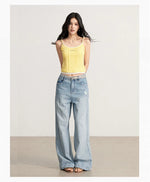 Contrast Cable Cami Top