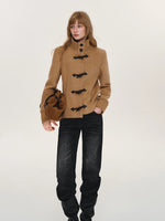 Vintage Wool Blend Toggle Coat