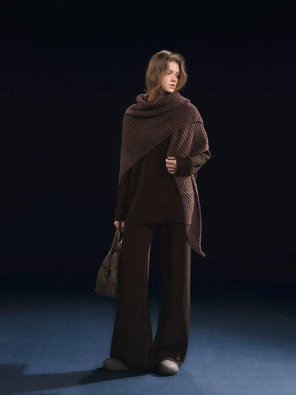 Waffle-Knit Lounge Set