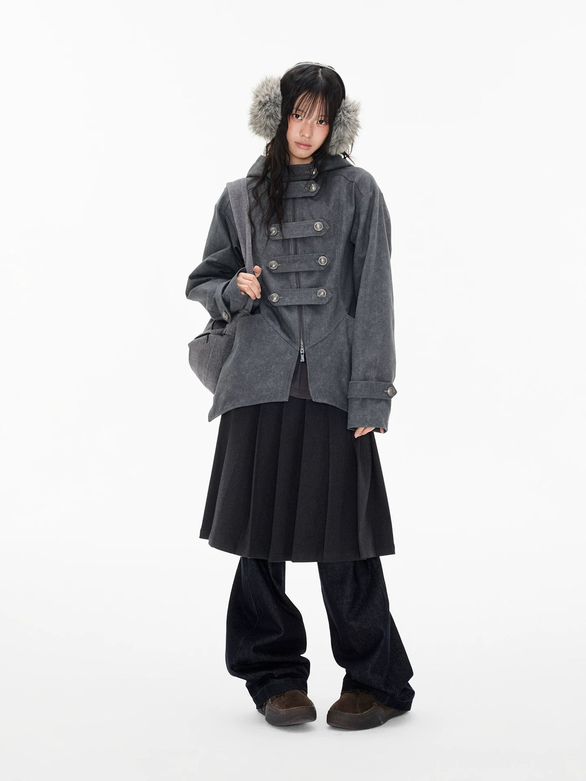 Napoleon Hooded Denim Jacket