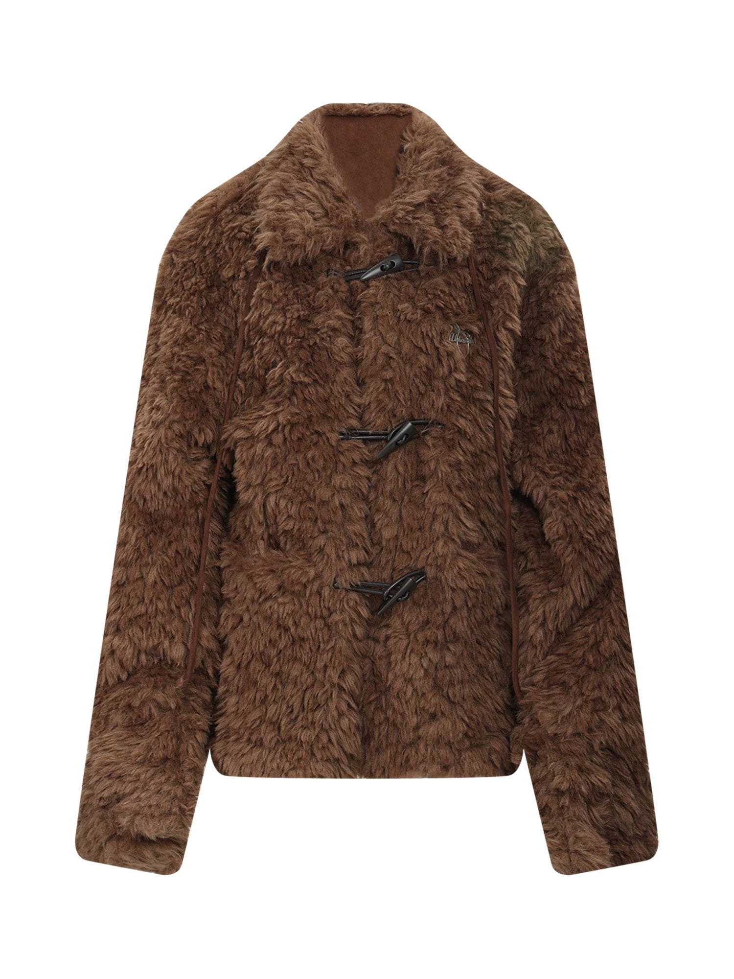 Vintage Faux Fur Toggle Coat
