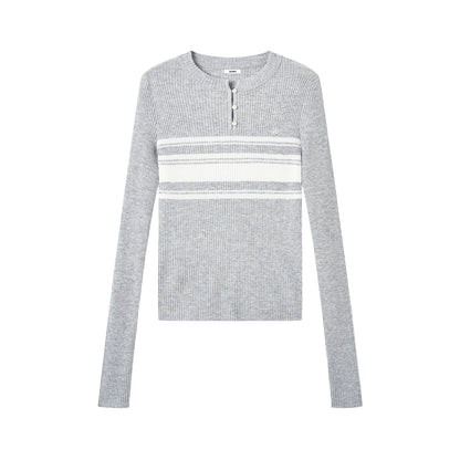 Bayside Stripe Knit Cardigan