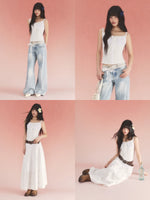 Embroidered Bow Camisole