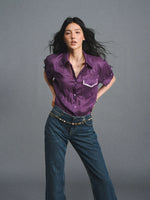 Relaxed Linen Short-Sleeve Shirt