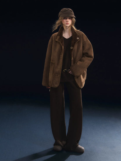 Reversible Sherpa Fleece Coat