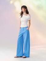 Airy Asym Tee Pants Set