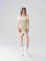 Linen Cargo Overalls