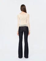 Sheer Lace Layered Blouse