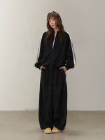 Ribbon Wide Leg Pants