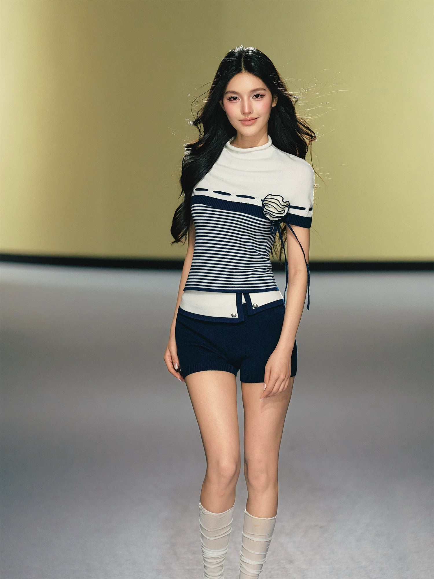 Nautical Cape Top Shorts Set