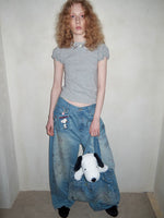 Graffiti Denim Tote Bag