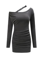 Lace Strap Asymmetrical Dress